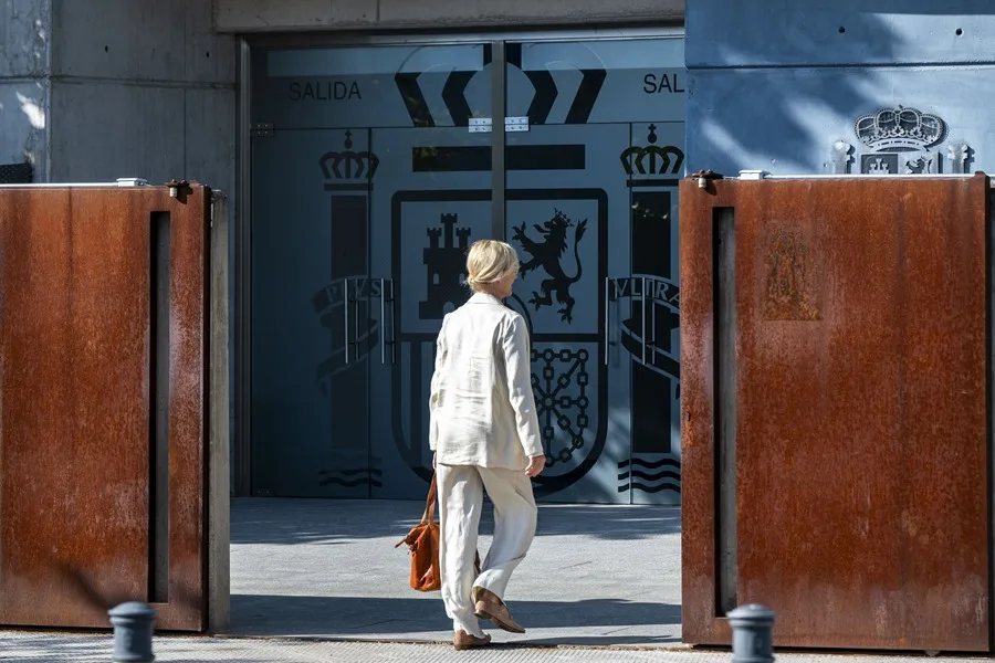 Ana Duato accede a la Audiencia Nacional durante el procedimiento del caso Nummaria.